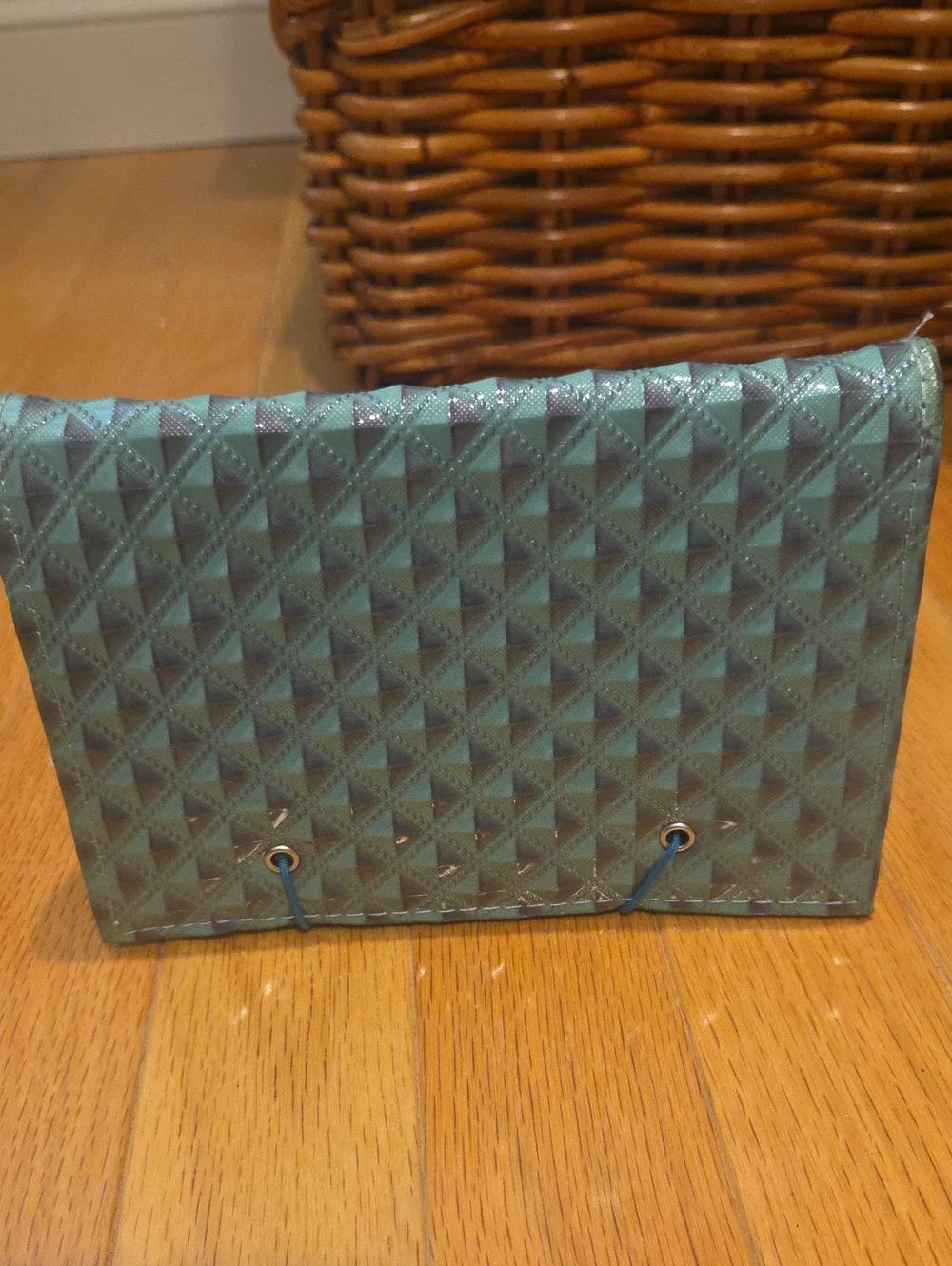 Textured Teal Travel Organizer